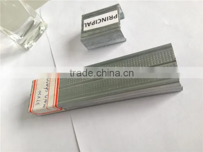 Preferential price and high quality drywall metal stud,paral,Canal,Omega montante y solera