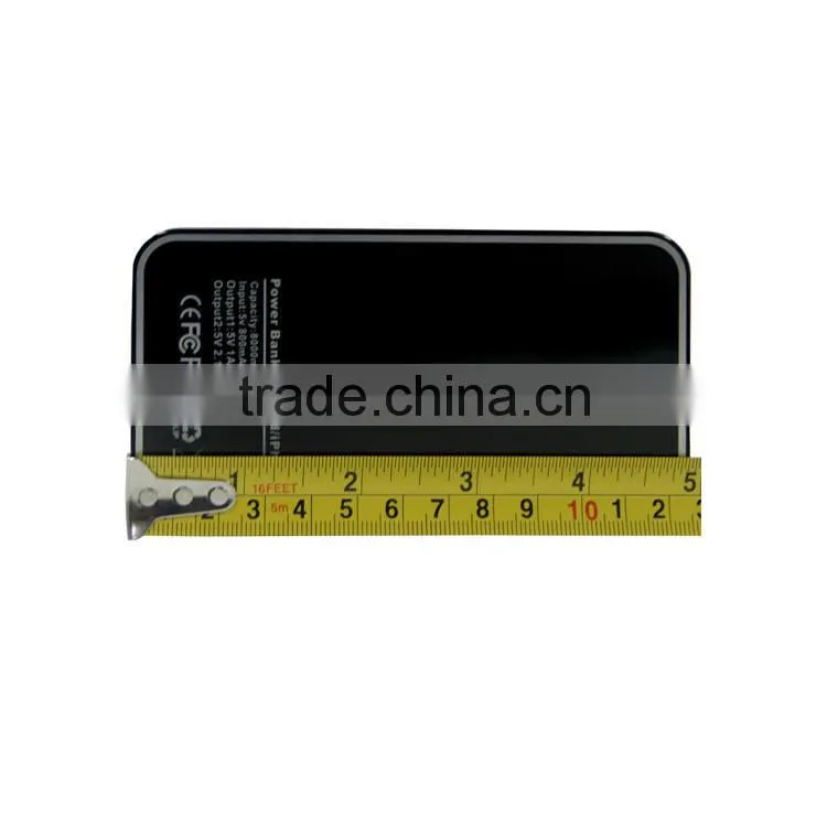 Wholesale high quality li-polymer power bank with replaceable battery, 6000mah Case Power Bank