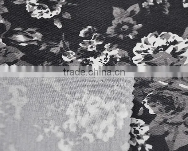 Wu jiang manufacture supply printed lam lam fabric/10s lam lam fabric for trousers