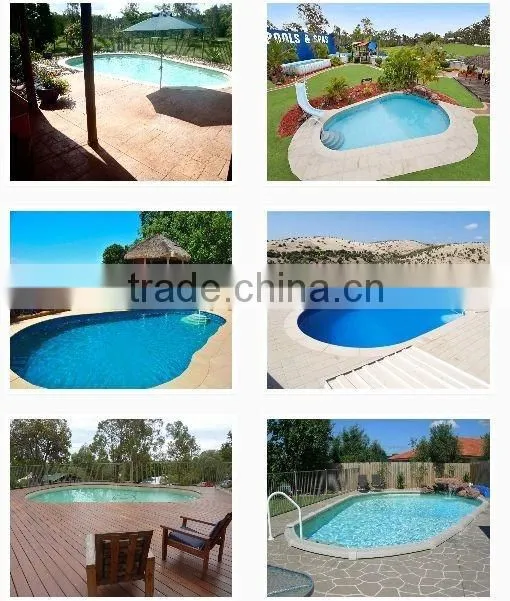 Fiberglass inside vinyl liner for swimming pools light blue pool liner