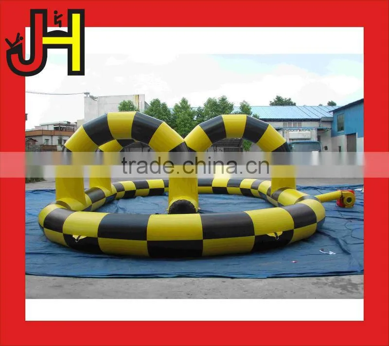 2015 Popular Funny Outdoor Game Inflatable Zorb Ball Race Track