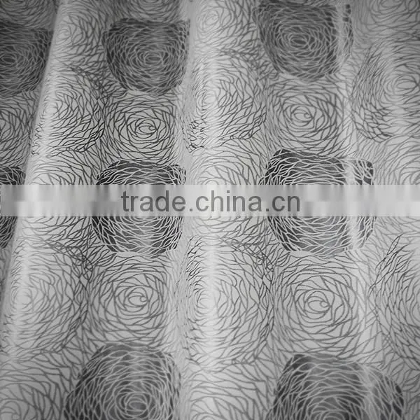 customized window curtain fabric, jacquard fabirc 006 fire retardant blackout fabric for bedroom