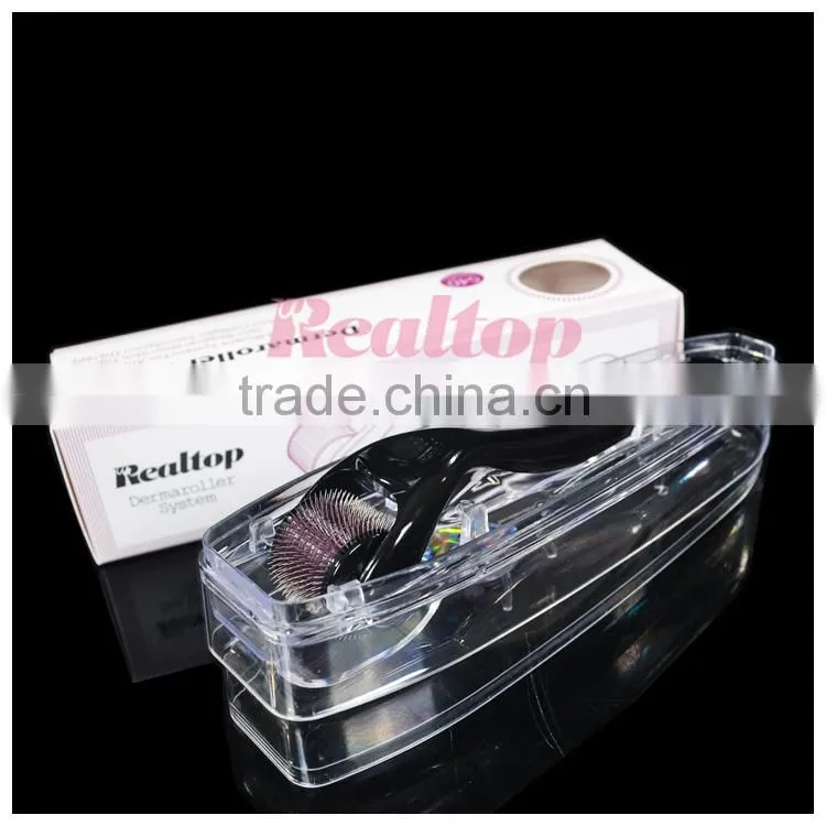 Realtop medical grade dermaroller derma roller 540 microneedling pen / meso needles for skin whitening pigment removal