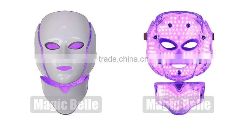 Skin Rejuvenation IPL light therapy acne treatment 7 Colors PDT LED Facial Mask