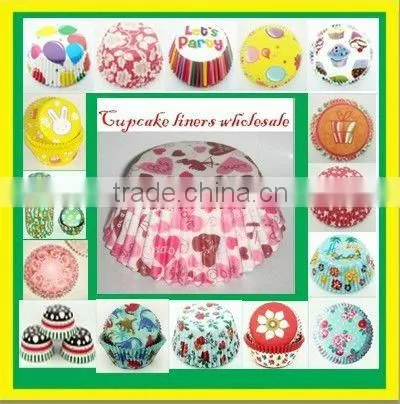 Factory Customed Family Reunion Party Baking Cups Cupcake Liners Muffin Cases