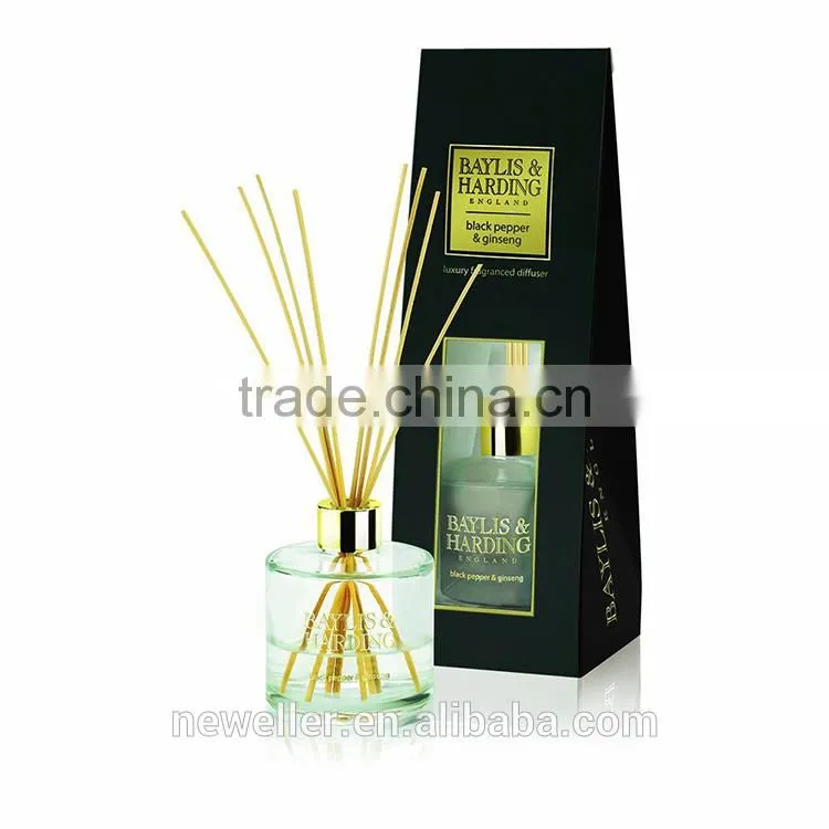 Wedding Party eco-friendly home romance reed diffuser in glass holder