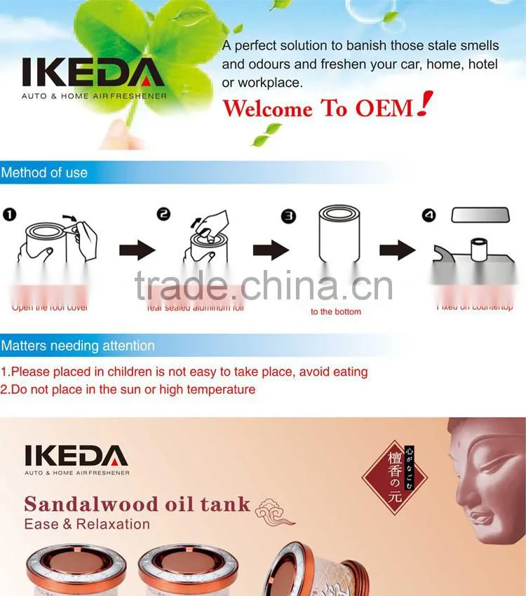 Hot china products wholesale round shape air freshener