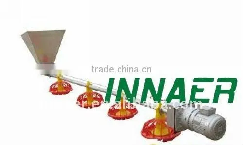 Automatic feeding line for layers and broilers
