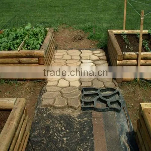 plastic concrete paving stepping stone mold