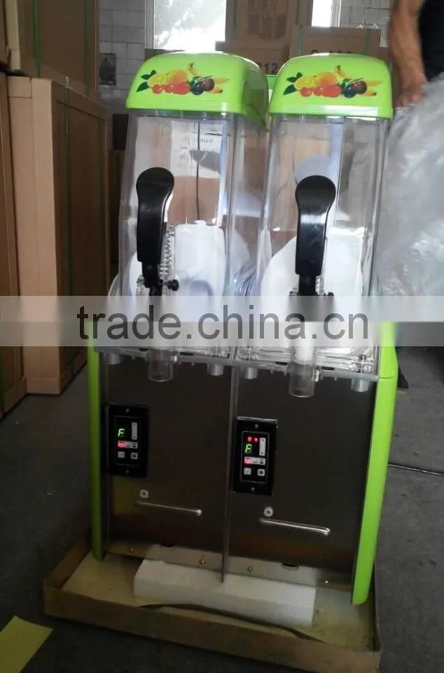 2 Tub Slush machine cool Type Automatic Dispenser for Soft drink cool drink dispenser