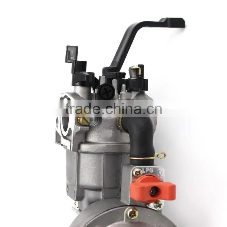 170F GX200 LPG CNG dual fuel carburetor for tonco water pump engine generator 2.8kw carb