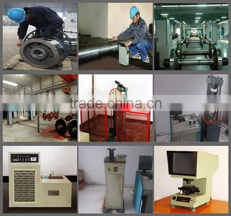 Forged wheel crane trolley wheels gantry crane wheels