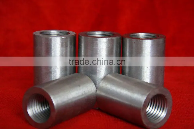 screw thread steel bar coupler hardened steel sleeve