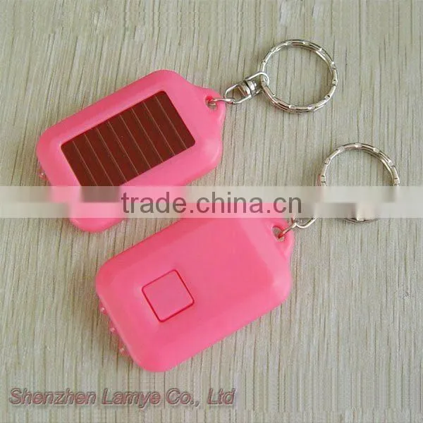 The Eco-friendly energy-saving Solar LED light Keychain