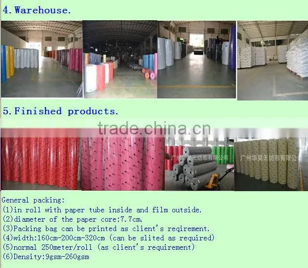 non-woven fabric for down jacket lined