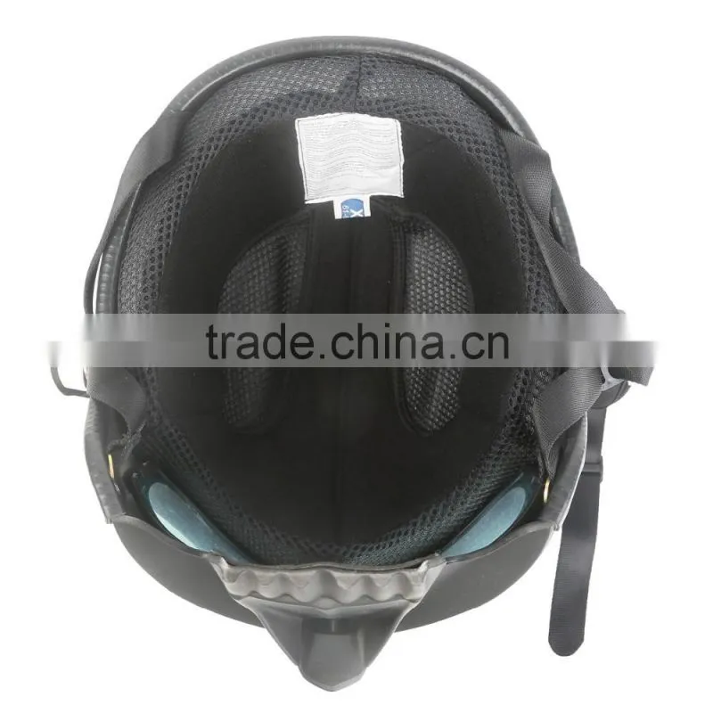 3D DOT Skull Skeleton Half Motorcycle Chopper Biker Cruiser Adult Helmet Shorty