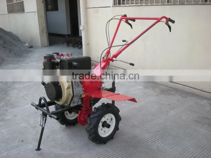 high quality diesel power tiller machine with gear box