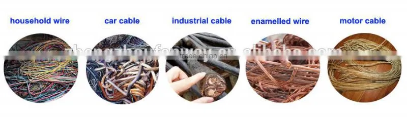 Electric power cable granulating machinery