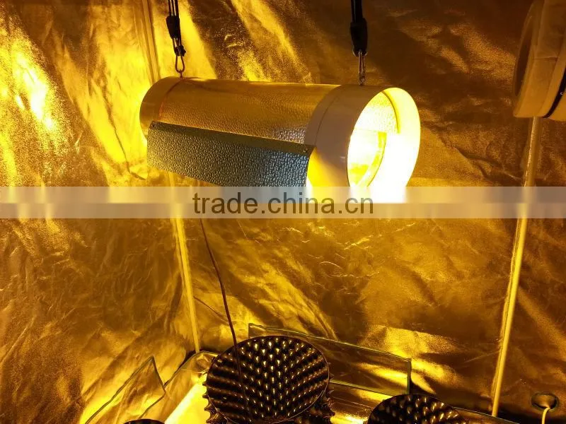 Silver Cool Tube Shade Grow Room Tent Hydroponic Lighting aluminum Reflector shade