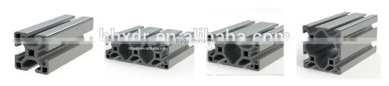Aluminium Profiles for Production line 6063-T5 Aluminium extrusion industrial material