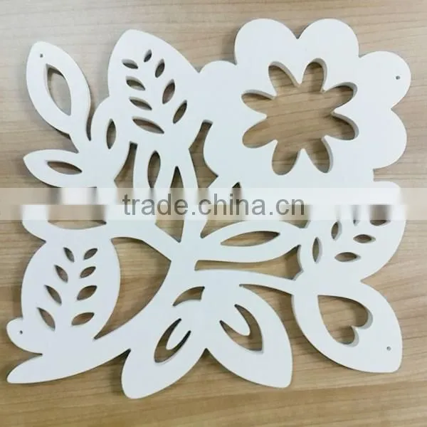 Beautiful outdoor chinese folding screen in wood-plastic