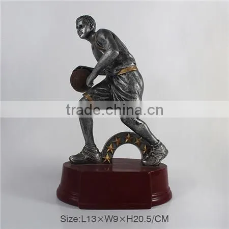 Resin goal keep trophy
