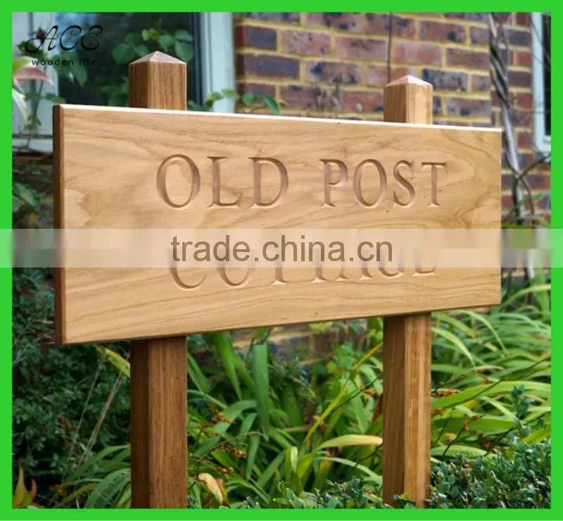 wooden sign/ wood plaque