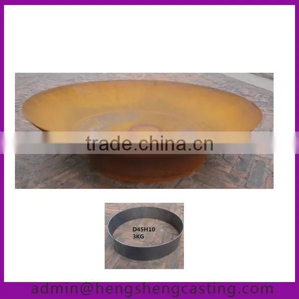 Dia 77 cm outdoor steel fire pit bowl