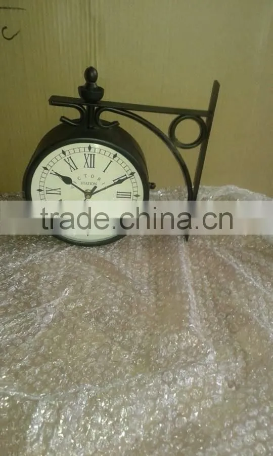 metal home decor clock
