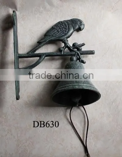 home decor bird iron door bell