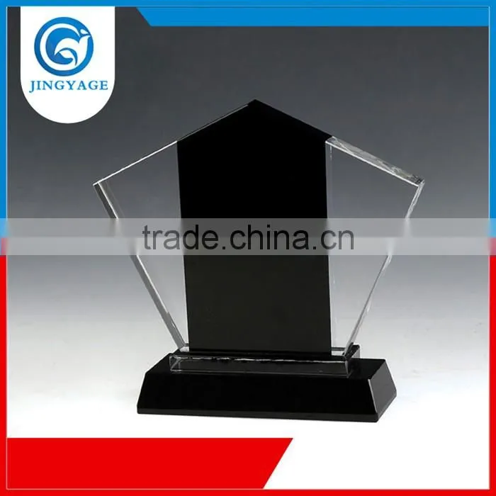 Jingyage Factory directly sale promotional classic crystal trophy manufacturer national crystal trophy award