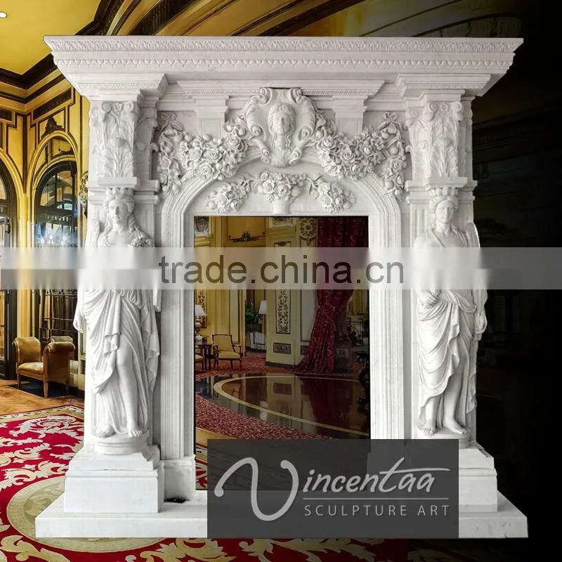 Hot sale modern home decor stone carvings and sculpture marble interior door surrounds