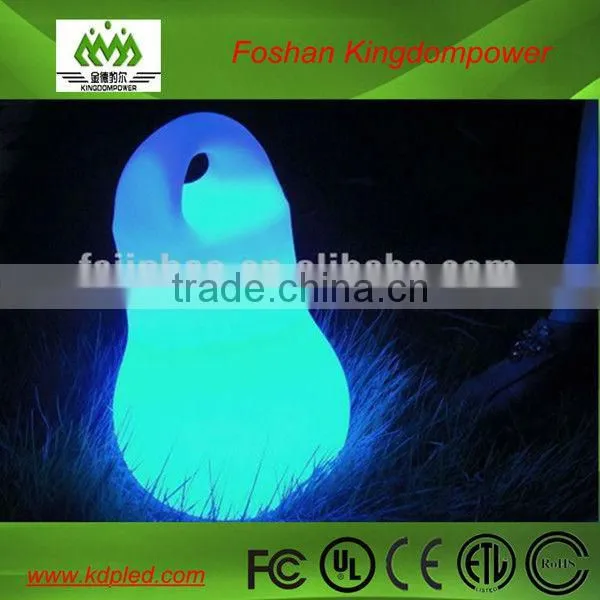 Novel design full RGB color changing cordless plastic led bar lamp