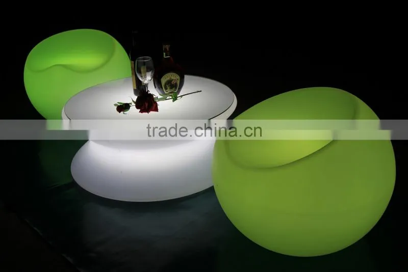 Color changing lighting led coffee table, illuminated led bar table