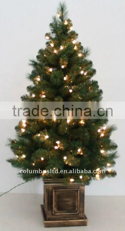 PVC Chirstmas Decoration Tree with LED light