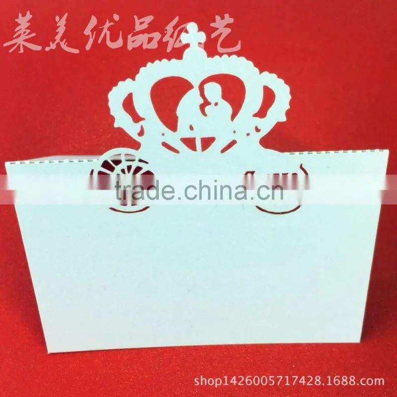 laser cut decoration card butterfly party invitation card table card