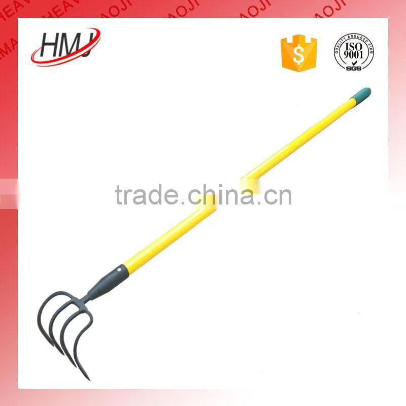 Steel material farming pitchfork with handle made in chima