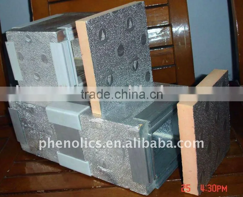 pre-insulated PIR HVAC air duct panel