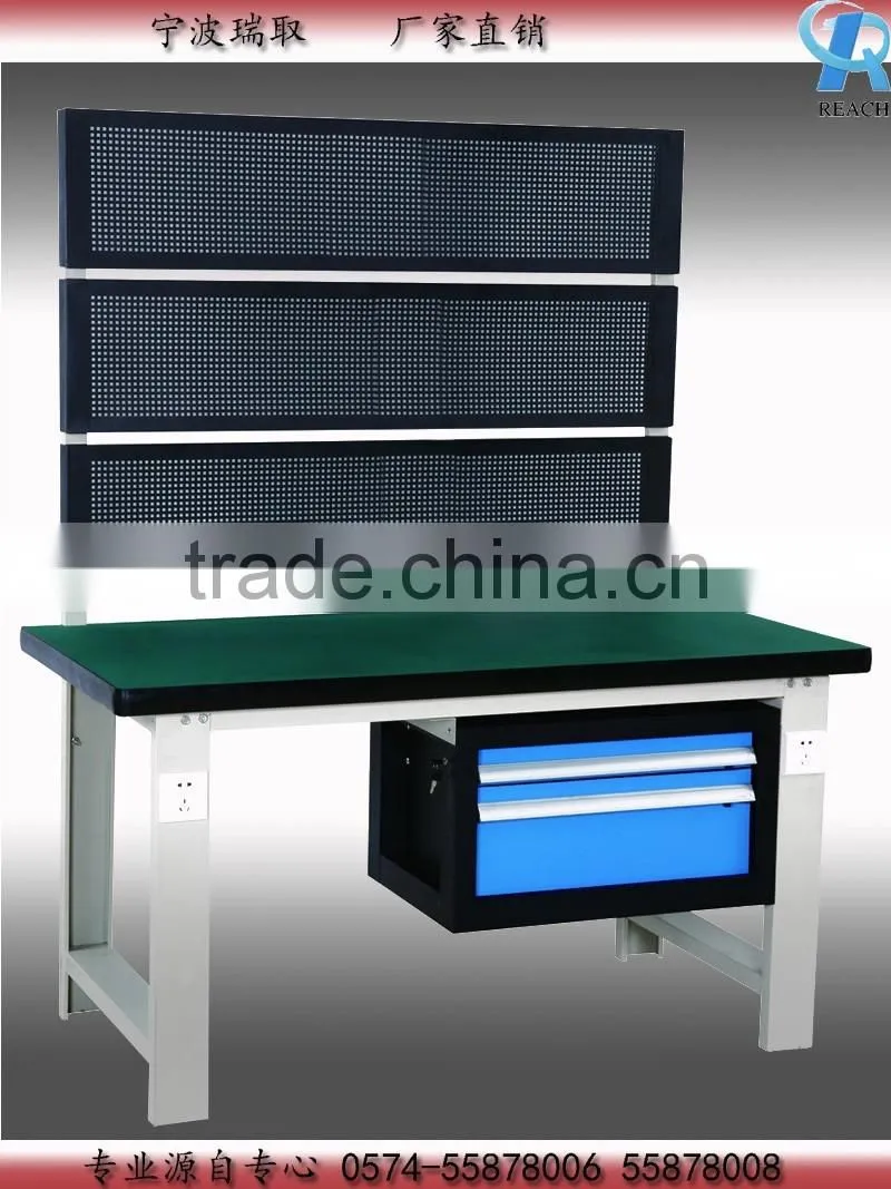 Hot Sales Multifunctional Metal Workbench with Staineless Steel Table Top