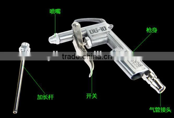 Air blow gun with steel nozzle, cheap manual air blower