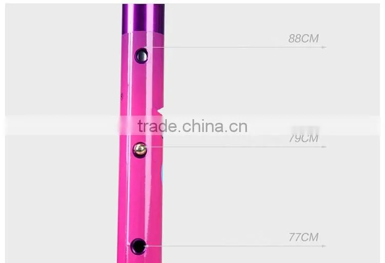 Three 120mm big wheels children scooter with aluminum frame for sales