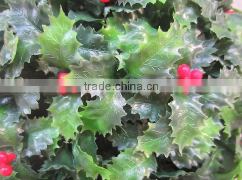60CM Christmas Holly Ball Tree