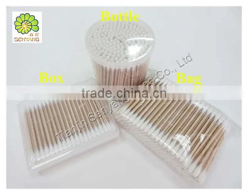 disposable flat point white birch toothpicks