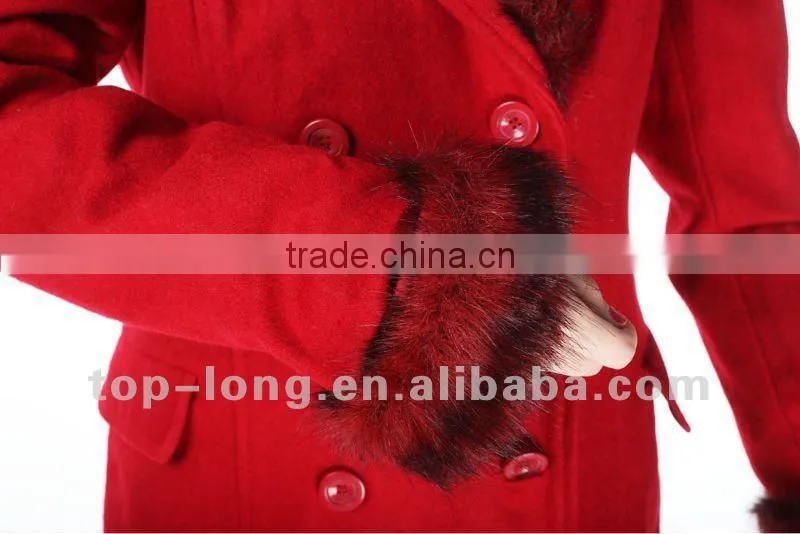 2012 women winter coat of clothing fashion textile stock
