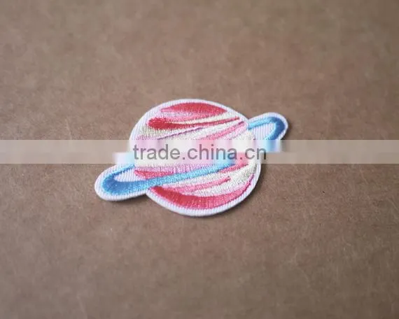 2017Customized planet Embroidery Patch, virious planet Embroidered Brand Logo Patch