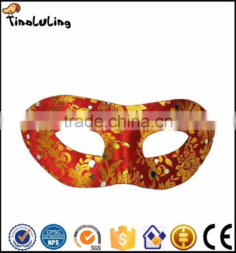 Spot wholesale elegant mysterious multicolor half face mask