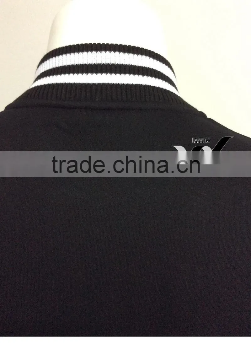 wholesale black and gray custom varsity jackets for men