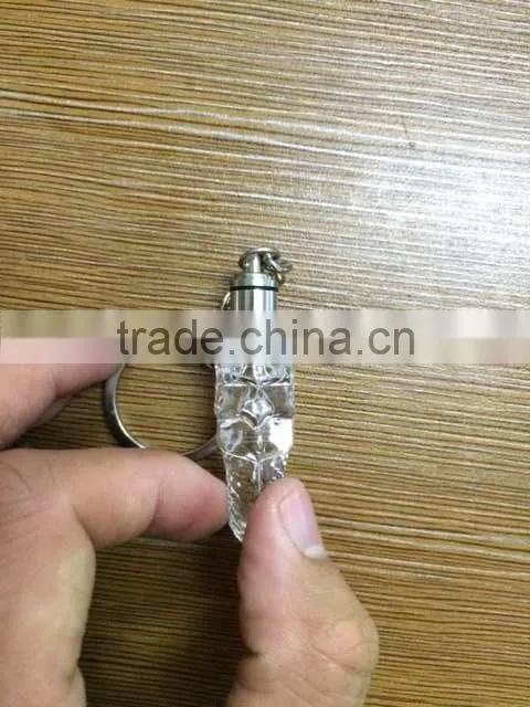 Crystal Singapore Merlion Model With LED Keychain For Souvenirs Gifts KJJ-01