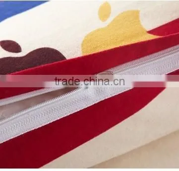 2014 100% cotton apple printed quilt cover set