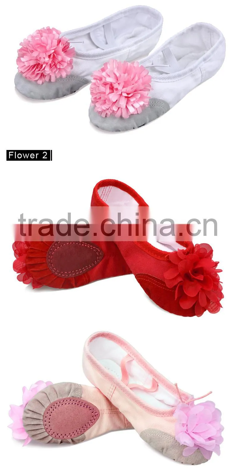 High Quality Soft Canvas Dance Shoes Split Sole Ballet Shoes